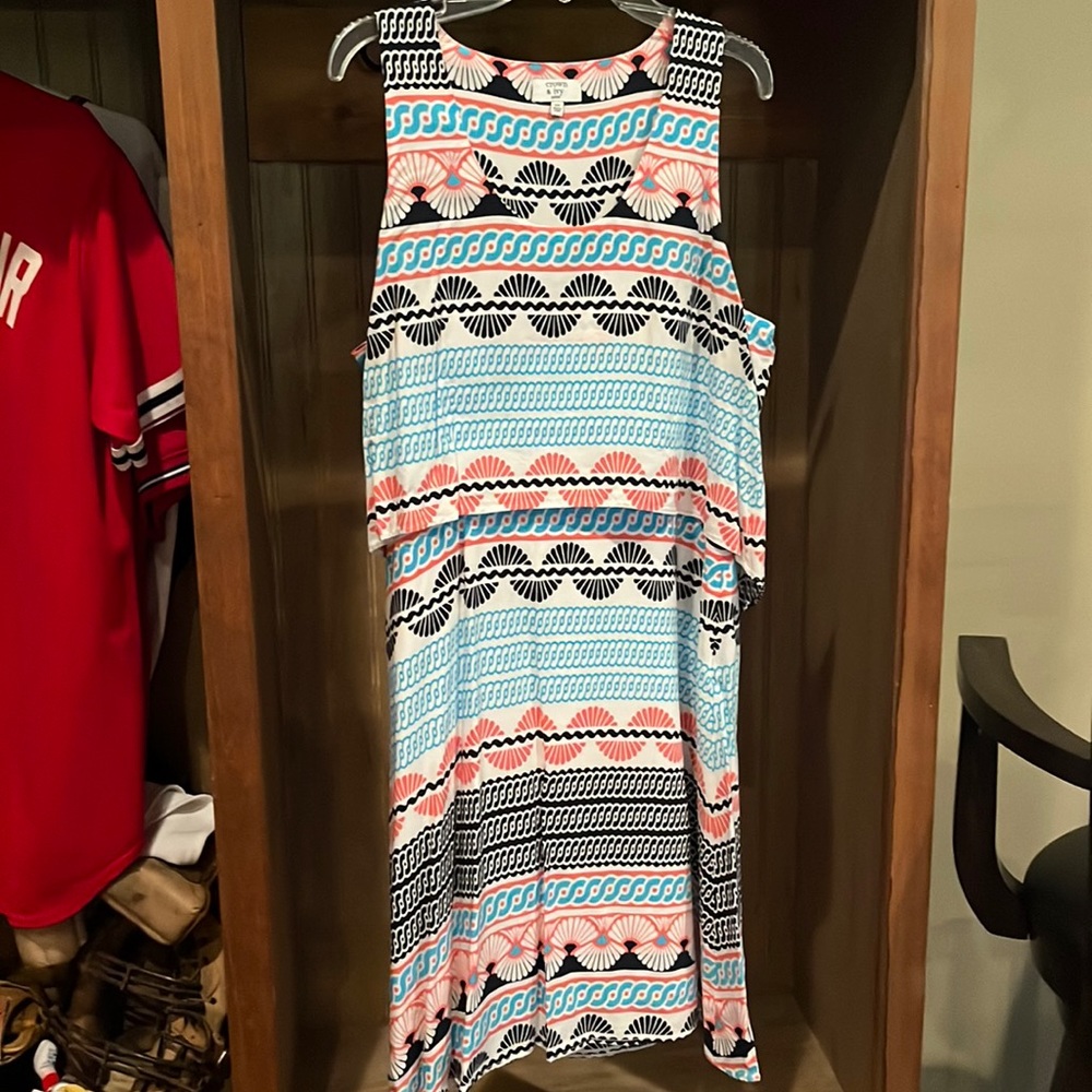 NWOT 10P hot pink and baby blue dress